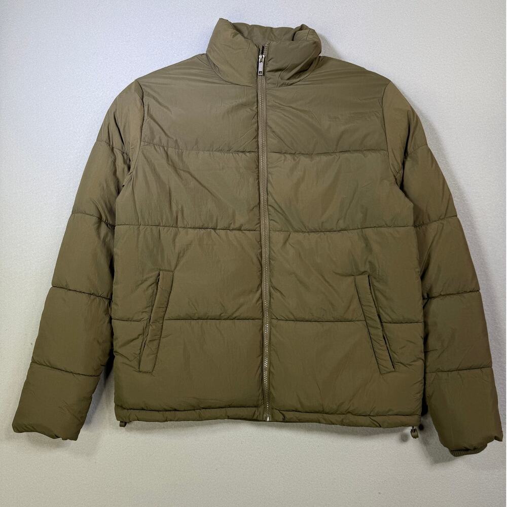 Cotton on Men's  Essential Recycled Puffer Jacket NWT Green Large $80